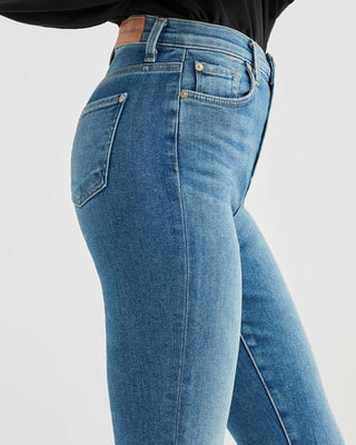 7 For All Mankind Luxe Vintage High Waist Ankle Skinny in Beau Blue - Taryn x Philip Boutique