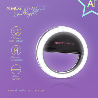 “Spotlight” LED Selfie Ring Light – Clip-On Phone Light