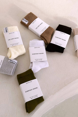 Arctic Fox & Co. - The Everyday Socks - 100% Bamboo - Dark Chocolate