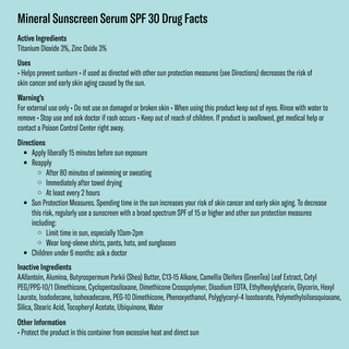 Bask Sunscreen - Bask SPF 30 Mineral Sunscreen Serum - Fragrance Free