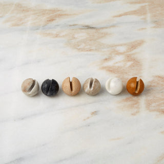 Be Home Assorted Marble Orb Drink Charm, Set of 6