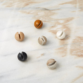 Be Home Assorted Marble Orb Drink Charm, Set of 6