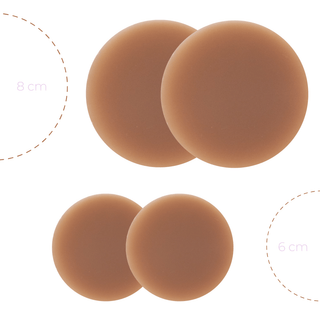Boob-eez - 6cm Nipple Covers: Dark Tint