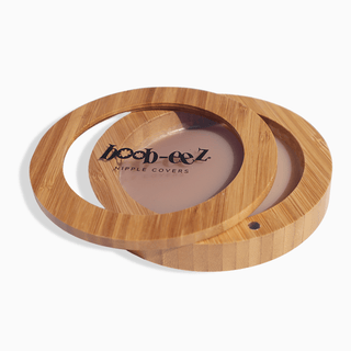 Boob-eez - Nipple Covers + Bamboo Compact: Medium Tint / 8cm