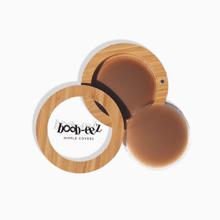 Boob-eez - Nipple Covers + Bamboo Compact: Medium Tint / 8cm