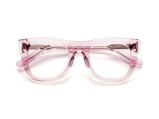 Caddis D28 Reading Glasses - Polished Clear Pink