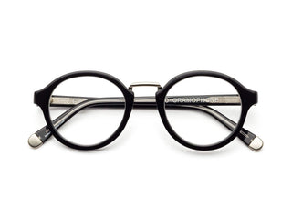 Caddis Gramophone Reading Glasses - Gloss Black