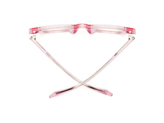 Caddis D28 Reading Glasses - Polished Clear Pink