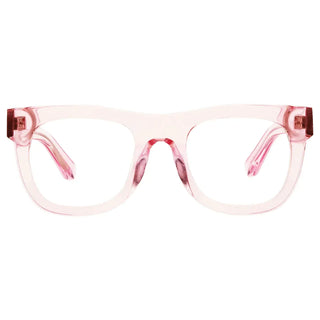 Caddis D28 Reading Glasses - Polished Clear Pink