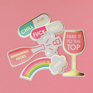 Chez Gagné - Chill The Fuck Out - Pills - Vinyl Sticker