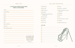 Chronicle Books - Ultimate Golf Journal