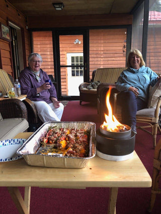 City Bonfires - Portable Fire Pits - City Bonfires Petite Concrete Tabletop Fire Bowl