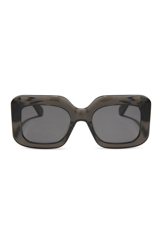 DIFF Eyewear Giada Smoke Crystal Grey Polarized Sunglasses