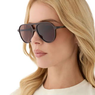 DIFF Eyewear Tosca II Aviators Truffle Truffle
