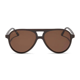 DIFF Eyewear Tosca II Aviators Truffle Truffle