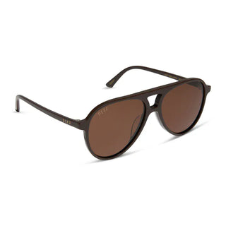 DIFF Eyewear Tosca II Aviators Truffle Truffle