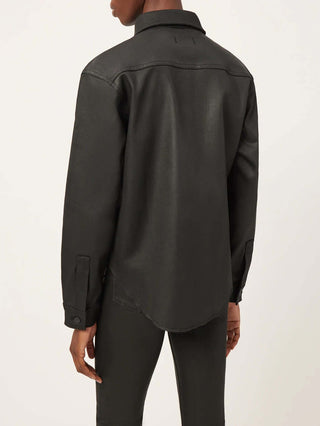 1961 zita coated denim shirt