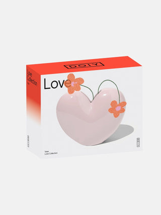 doiy decor heart pink