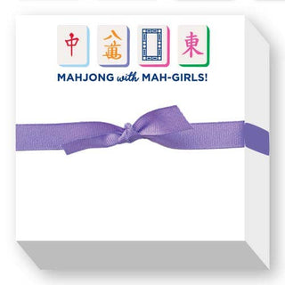 Donovan Designs - MAHJONG with MAH-GIRLS! CHUBBIE NOTEPAD