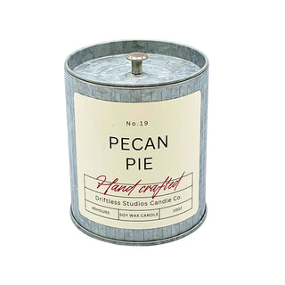 Driftless Studios - Pecan Pie Tin Farmhouse Fall Decor Candle