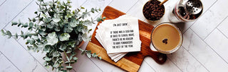 ellembee gift - If there was a cash bar at back to school Cocktail Napkins