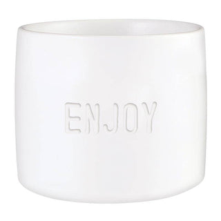 Face To Face Ceramic Napkin Rings - Bon Appetit - Set of 4