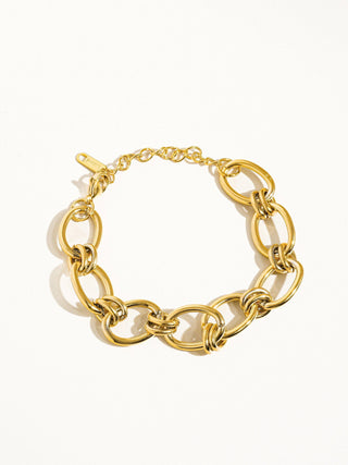 Flânerie by MAIQ - Tila 18K Gold Non-Tarnish Bold Chain Bracelet: Yellow Gold