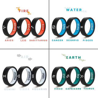 Flip Zodiac Rings