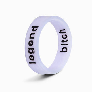 flip reversible b tch and legend ring