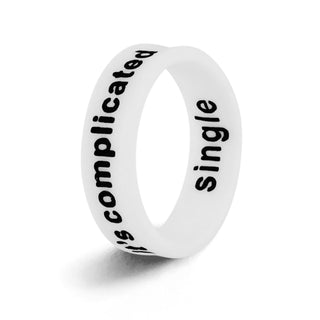 flip rings jewelry white one size