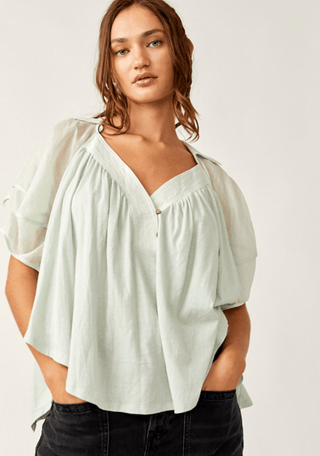 Free People sunray babydoll top