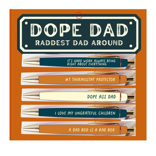 FUN CLUB - Dope Dad Pen Set (funny, gifts, pens, father's day)
