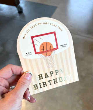 Ginger P. Designs - Baller Birthday Arch Greeting Card