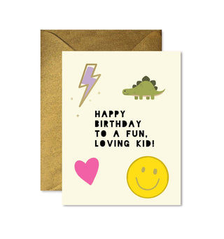 Ginger P. Designs - Fun Loving Kid Birthday Greeting Card