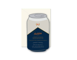 Birthday Brew die-cut greeting card