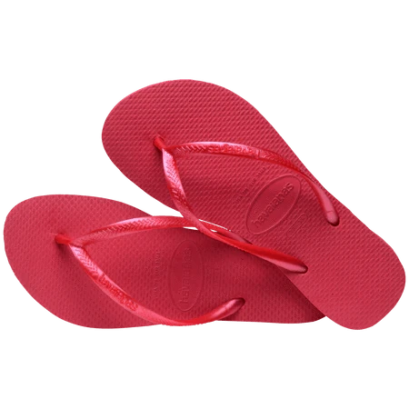 Havaianas Slim Flip Flops in Pink Fever
