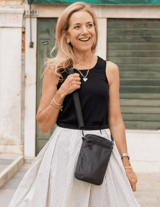 small black crossbody bag