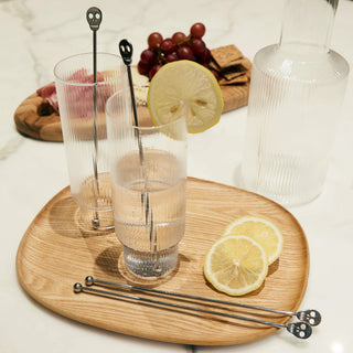 Kikkerland Skull Cocktail Stirrers