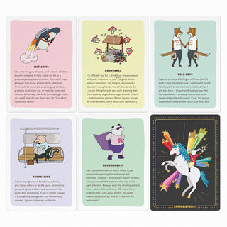 Knock Knock - Affirmators!® Deluxe Deck: 100 Affirmation Cards