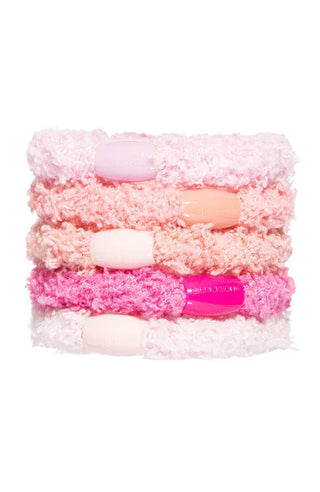 L. Erickson Cozy Pony, 5 Pack Soft Hair Ties