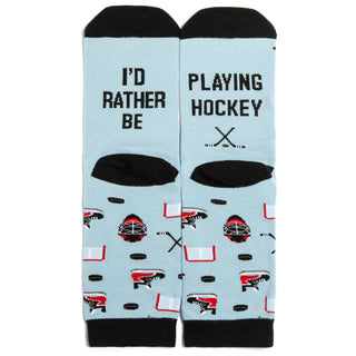 Lavley - I'd Rather Be Playing Hockey Socks