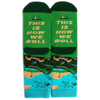 Lavley - This is How We Roll (Golf) Socks