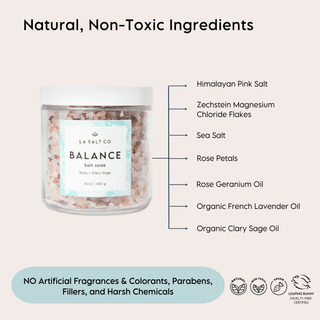 Bath salt soak