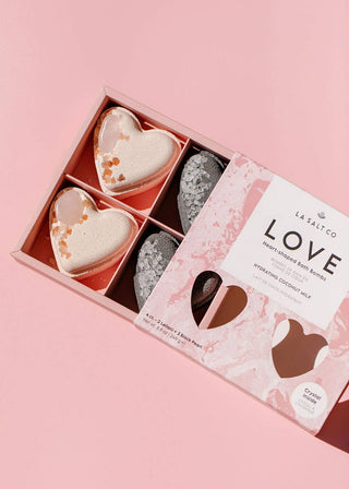  LA SALT CO Love Bath Bomb Set