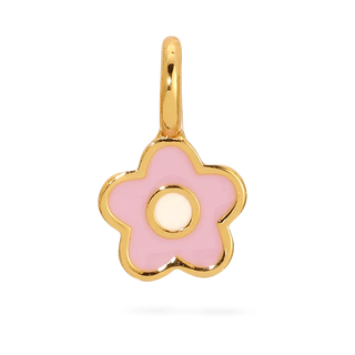 Lucky Feather Charm Garden - Flower Charm - Gold