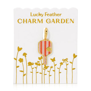 Lucky Feather Charm Garden - Pickleball Charm