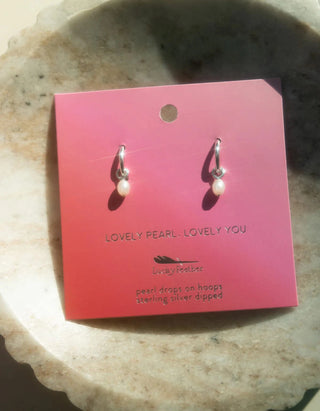 Pearl Hoops