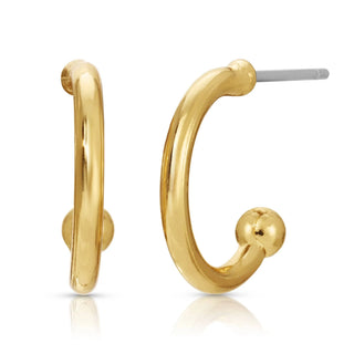 Lucky Feather You Bring Magic - Mushroom Hoops