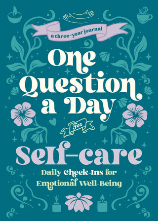 Macmillan Publishers - One Question A Day For Self-Care (Floral)