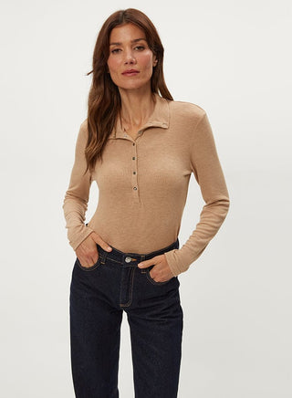 ISSA RIB MIX HENLEY